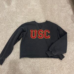 USC Cropped Crewneck